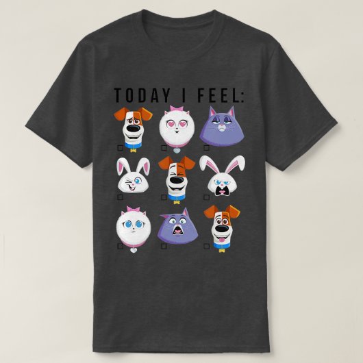 ペットの秘密の生活2今日感じI Tシャツ (デザイン正面)