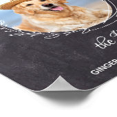 ペットの結婚式写真 犬バー シグネチャーカクテル ポスター (角)