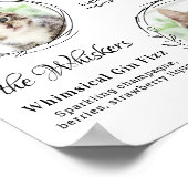 ペットの結婚式用シグネチャードリンク 2 ペットフォトバー ポスター (角)