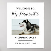 ペットの親がミニマル結婚リストを歓迎 ポスター (正面)
