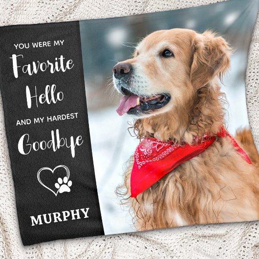 ペットの記念ペットの損失悔やみや弔慰記念撮影 フリースブランケット