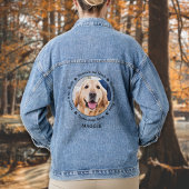 ペットの記念ペット損失記念カスタム写真 デニムジャケット
