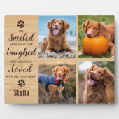 ペットの記念ペット損失記念フォトコラージュ フォトプラーク (正面)