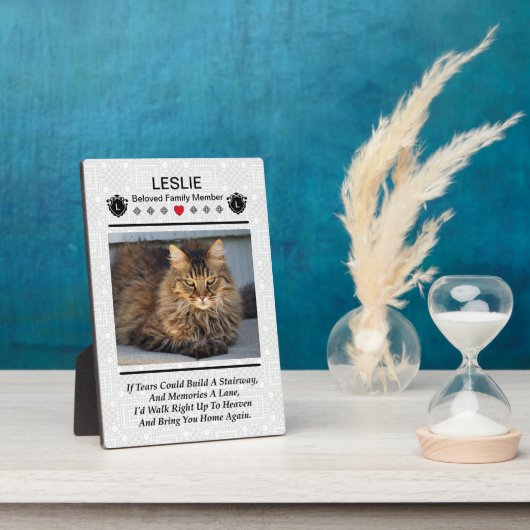 ペットの記念写真の額を作る フォトプラーク (側面)