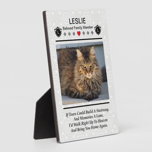 ペットの記念写真の額を作る フォトプラーク (側面)