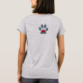 ペットの記念写真を覚える Tシャツ (裏面)