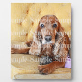 ペットの記念写真パーソナライズ フォトプラーク (正面)