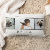 ペットの記念写真集の記念碑 ランバークッション (ブランケット)