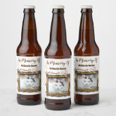 ペットの記念品 |パーソナライズされた | ビールラベル (ボトル)
