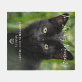 ペットの記念品 |ペットパーソナライズされたの損失 フリースブランケット (正面(横))