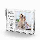 ペットの記念犬 フォトブロック (右)