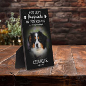 ペットの記憶に心の足跡を刻むメモリアルプレート フォトプラーク