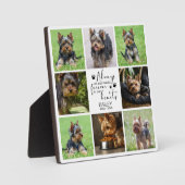 ペットの記憶はいつも心に写真 フォトプラーク (正面)