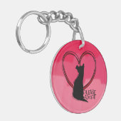 ペットの買い物をしない キーホルダー (正面左)