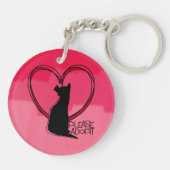 ペットの買い物をしない キーホルダー (裏面)