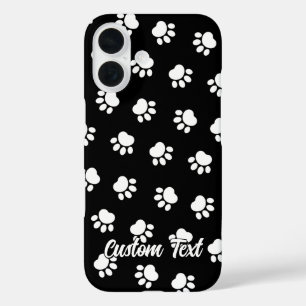 ペットの足のパターン iPhone 16ケース