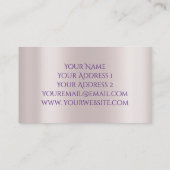 ペットの足のロゴ 名刺 (裏面)