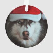 ペットの足跡がいつまでも心に写真セラミック オーナメント (裏面)