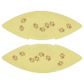 ペットの足跡サッカー アメリカンフットボール (パネル)