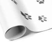 ペットの足跡 ラッピングペーパー (ロールコーナー)