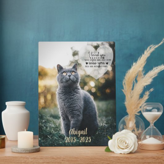 ペットの追悼メモリアル フォトプラーク