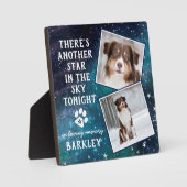 ペットの追悼 ペットの死 愛犬の写真 フォトプラーク (正面)