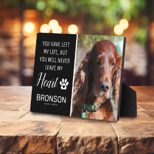 ペットの追悼   犬のメモリアルプレート フォトプラーク