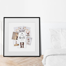 ペットの追悼　複数写真コラージュ