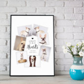 ペットの追悼　複数写真コラージュ ポスター