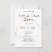 ペットの里親の日 招待状 (裏面)