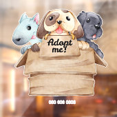 ペットの里親募集 ウィンドウサイン (シート2)