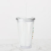 ペットの金魚を抱くエルモ アクリルタンブラー (右)