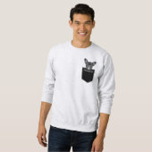 ペットの顔と名前をアップロードカスタマイズ スウェットシャツ (正面フル)