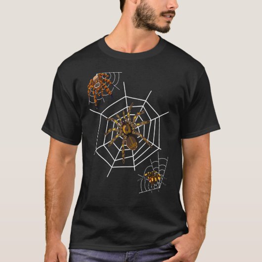 ペットの飼い主の動物の節足動物のアラクニドタランチュラSpi Tシャツ (正面)