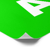 ペットの養子縁組 – オレンジドッグ&ハート ポスター (角)