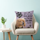 ペットのmemoriall犬の写真と詩 クッション (椅子)