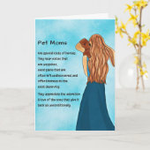 ペットのMOMSグリーティングカード カード (黄色い花)