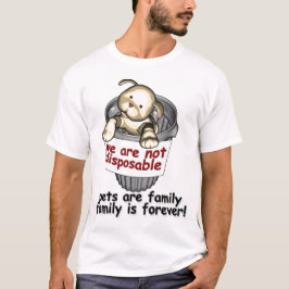 ペットは使い捨て可能ではないです Tシャツ