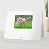 ペットまたは猫の父の日カード カード (裏面)