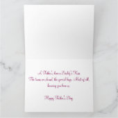 ペットまたは猫の父の日カード カード (内部)