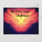 ペットや愛する人の損失を克服する ポストカード (正面)