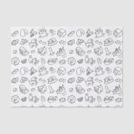 ペットをテーマにしたティッシュペーパー 薄葉紙