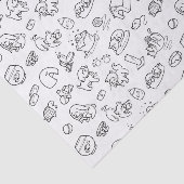 ペットをテーマにしたティッシュペーパー 薄葉紙 (詳細)