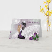 ペットを亡くしたことに対する同情カード カード (黄色い花)