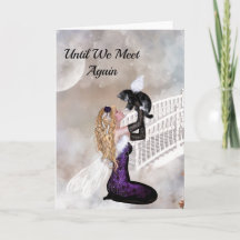 . .ペットを亡くした猫に対する同情カード