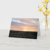 ペットを亡くしてごめんなさい カード (黄色い花)