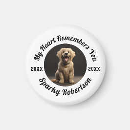 ペットを偲ぶメモリアルグッズ My Heart Remembers You マグネット