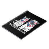 ペットを再び安全にするトランプ・ハリス犬猫の論争 ノートブック (左側)