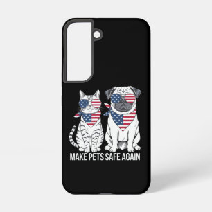 ペットを再び安全にするトランプ・ハリス犬猫の論争 SAMSUNG GALAXY S22ケース