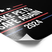 ペットを再び安全にするペットおもしろいの安全認識度 フォトプリント            (角)